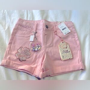 Dear Juniper Stretch Woven Girls Shorts NWT